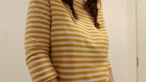 I have my hair in pigtails so you have something to hold on or maybe you'd rather hold something else!