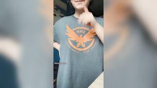 Big Boobs: Oversized tshirt works very well for hiding my boobs #2