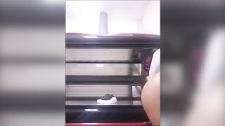 Big Boobs: After-Workout lotioning up Tits #3