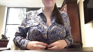 Big Boobs: Drop at the office .. with a smile! #3