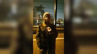 Big Boobs: Do my boobs match my pom-pom hat? Btw.. it was cold and my nipples were starting to harden. #2