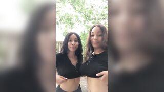 Tits Touching Other Tits: Double Titty Drop #2