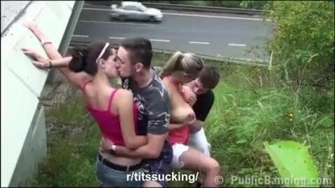 I'm The Guy Who's Sucking On The Bitch's Tits Lol