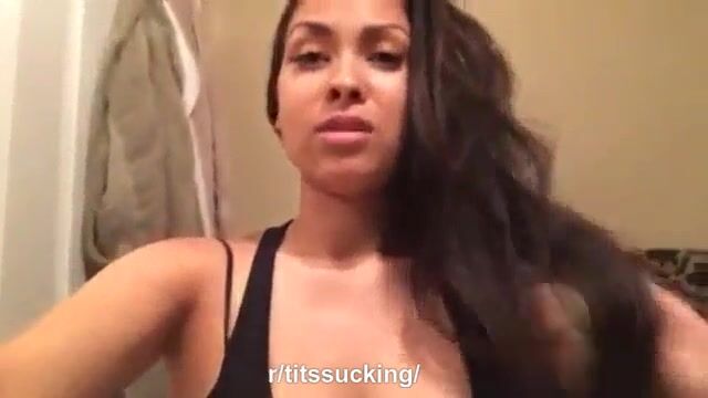 Milked and squeezed her breasts until the milk came out