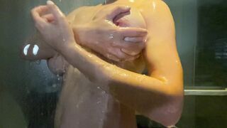 Soapy tits on a small stick