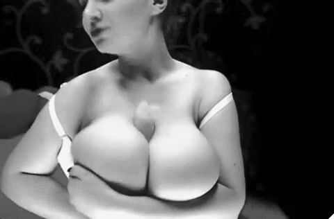 Pillowy tits make him EXPLODE