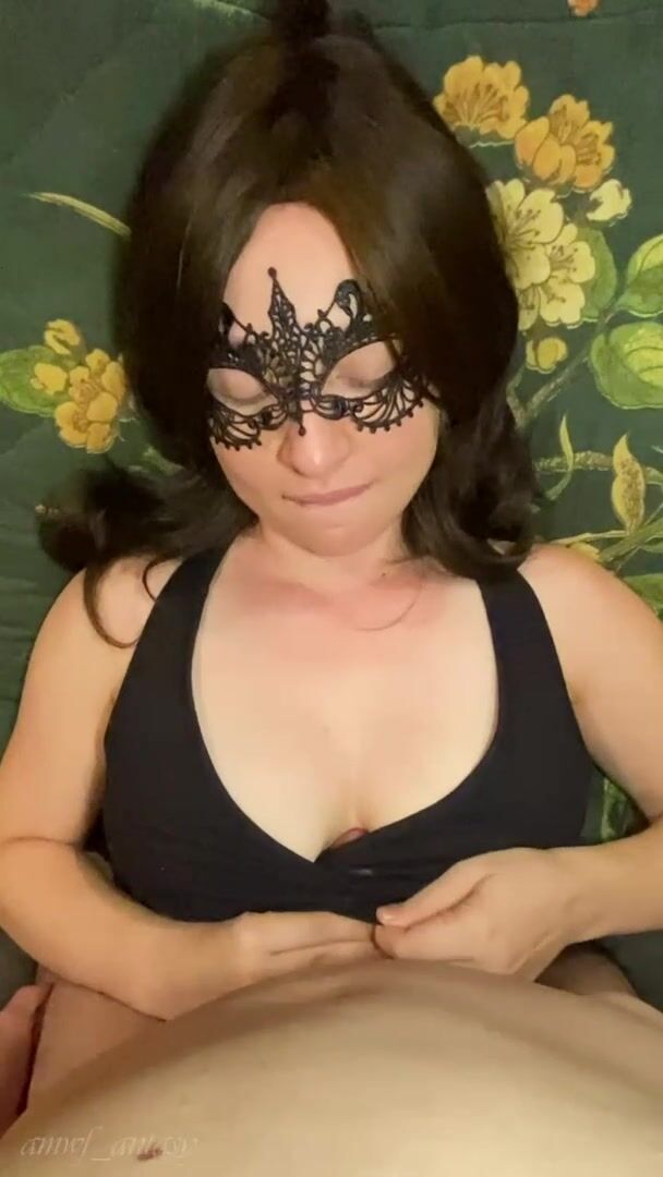 Nipple play while getting my DD tits fucked
