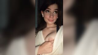 Tiny Tits: Flashing in a parking lot, I hope no one saw!! Well...maybe I do ♥️♥️ #3