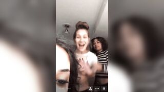 Surprise Titties: Friend lifts shirt #3