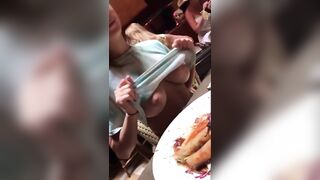 Boobs: At dinner #2