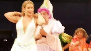 Niurka Marcos Showing Her Tits During A Play