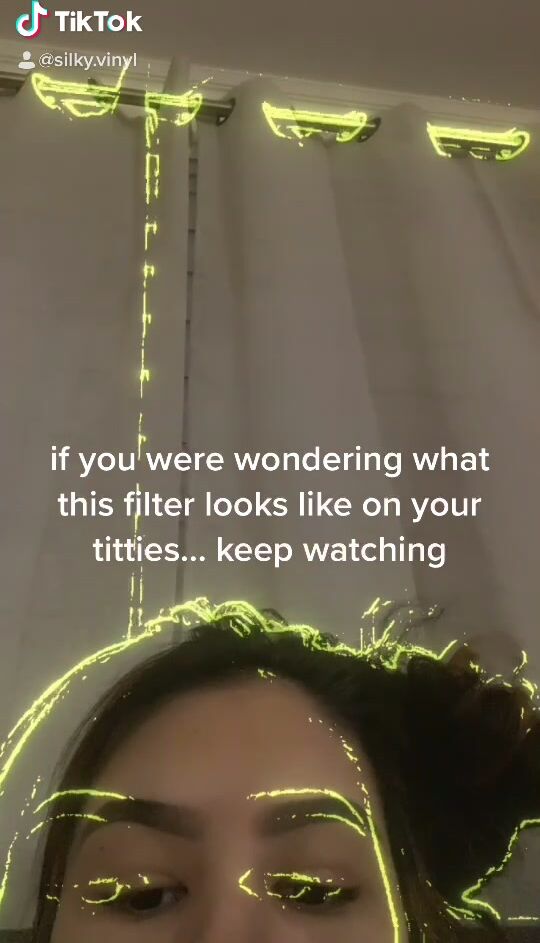 Neon lines boobs