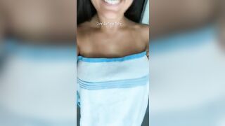 Fake Boobs: My towel would look great on your bedroom floor. Dont you agree? #2