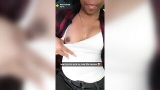 Black Tits: I can’t stop touching myself not even in the car #3