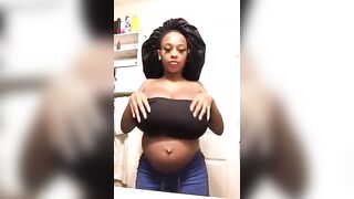 Black Tits: Tig preggo bitties #2