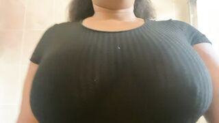 Black Tits: Little titty reveal #2