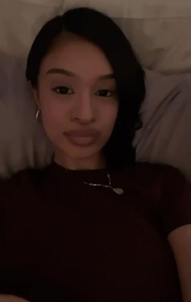 Cute face, perfect breast