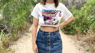 Braless in Motion: How do you like the view? #1