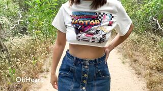 Braless in Motion: How do you like the view? #2