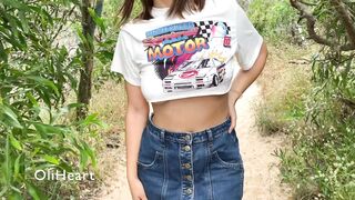 Braless in Motion: How do you like the view? #3