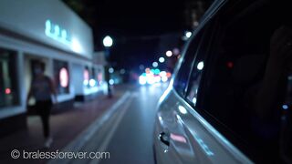 Without Bra: Night out #4