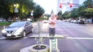 Without Bra: Getting topless in the worlds smallest park #2