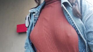 Braless: Hoping I'll find a daddy at the farmers market #3