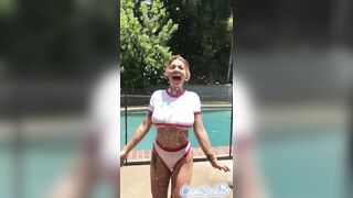 Boobs Bouncing Out of Clothes: Quarantine Fun with Gabbie Carter #3