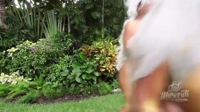 Rinsing off 4 massive titties