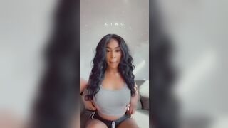 Black Boobs: A quick tittyyyy droppp hehe #3