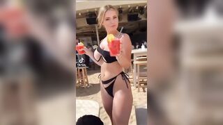 Big Tits in Bikinis: Interesting girl in an interesting bikini #4