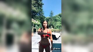 Big Tits in Bikinis: Big Red #4