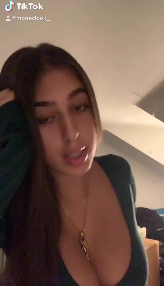 Green plunging neckline