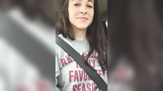 Big Amateur Tits: Just a Wife on the interstate! #1