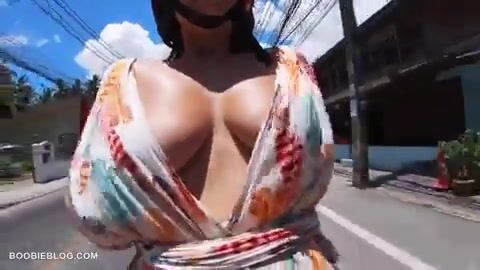 Perfectly dressed for a motorcycle ride